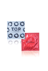 TOP Kondome TOP Préservatifs RED à l'arôme de fraise - 100 pièces
