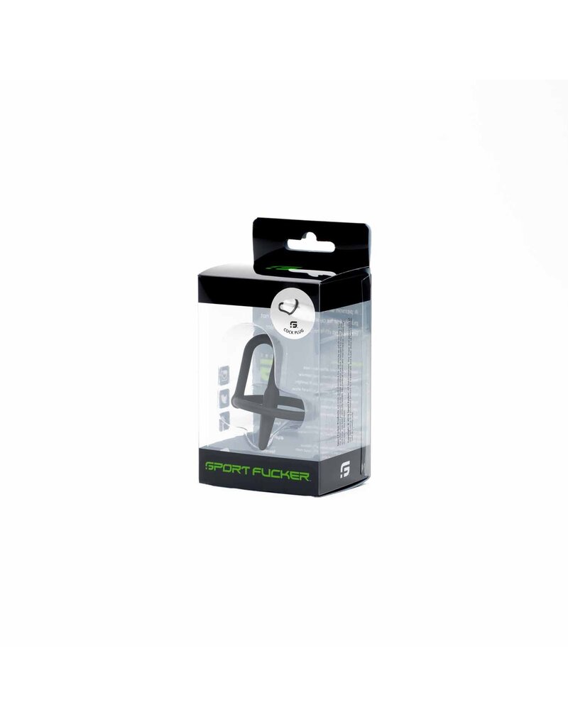 Sport Fucker Silicone Cock Plug - Black