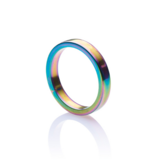 Kinky Monster Kinky Monster Cockring en acier inoxydable, Édition Rainbow, largeur 10mm