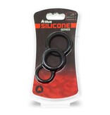 titus Coffret de 3 Cockrings Noirs de la Série Silicone Titus