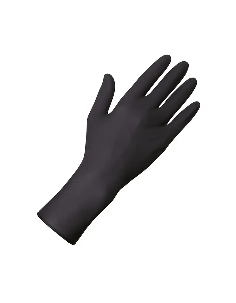 Unigloves Unigloves SELECT BLACK 300 extra lange Latexhandschuhe
