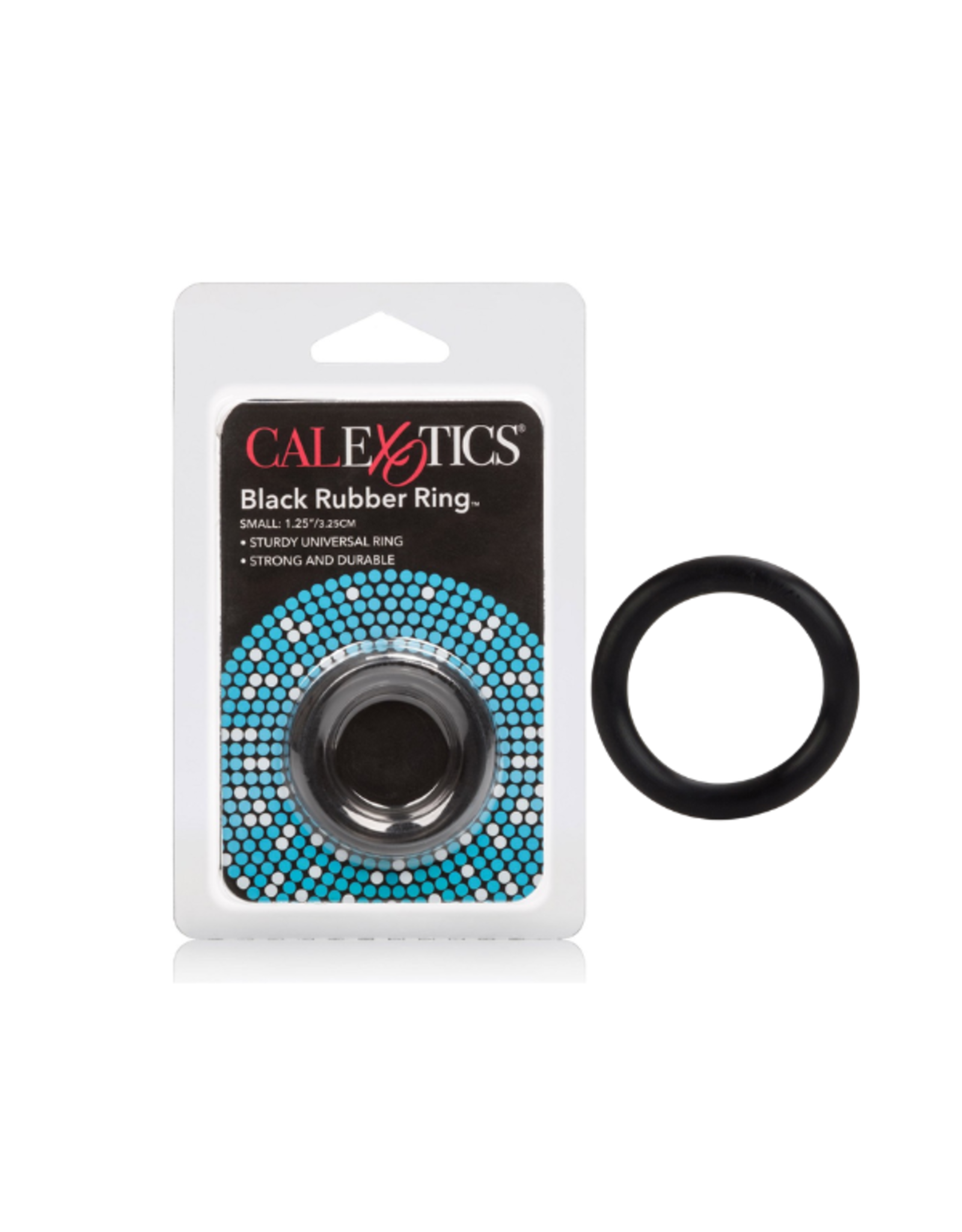 Colt CalExotics Black Rubber Cock Ring - Small