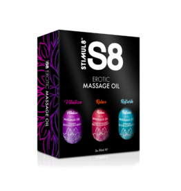 S8 S8 Massage Oil Box 3x 50ml