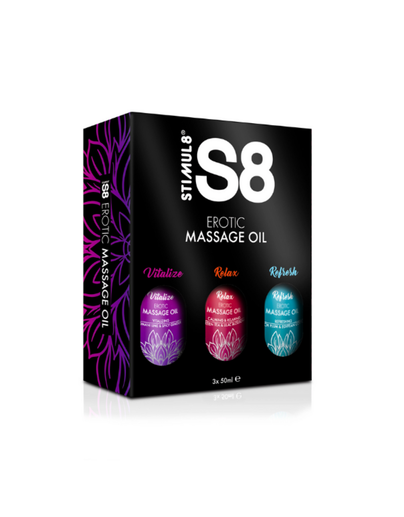 S8 S8 Massage Oil Box 3x 50ml
