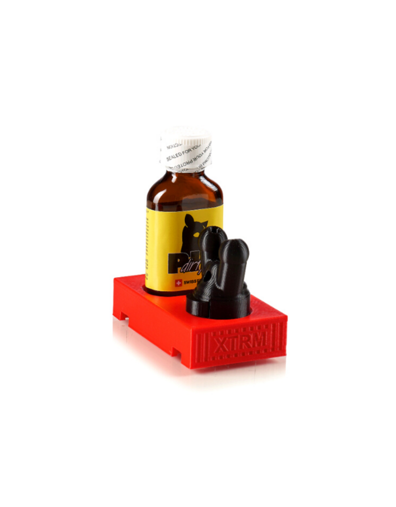 XTRM Poppers Rangement-Dépôt pour 2 bouteilles rouge