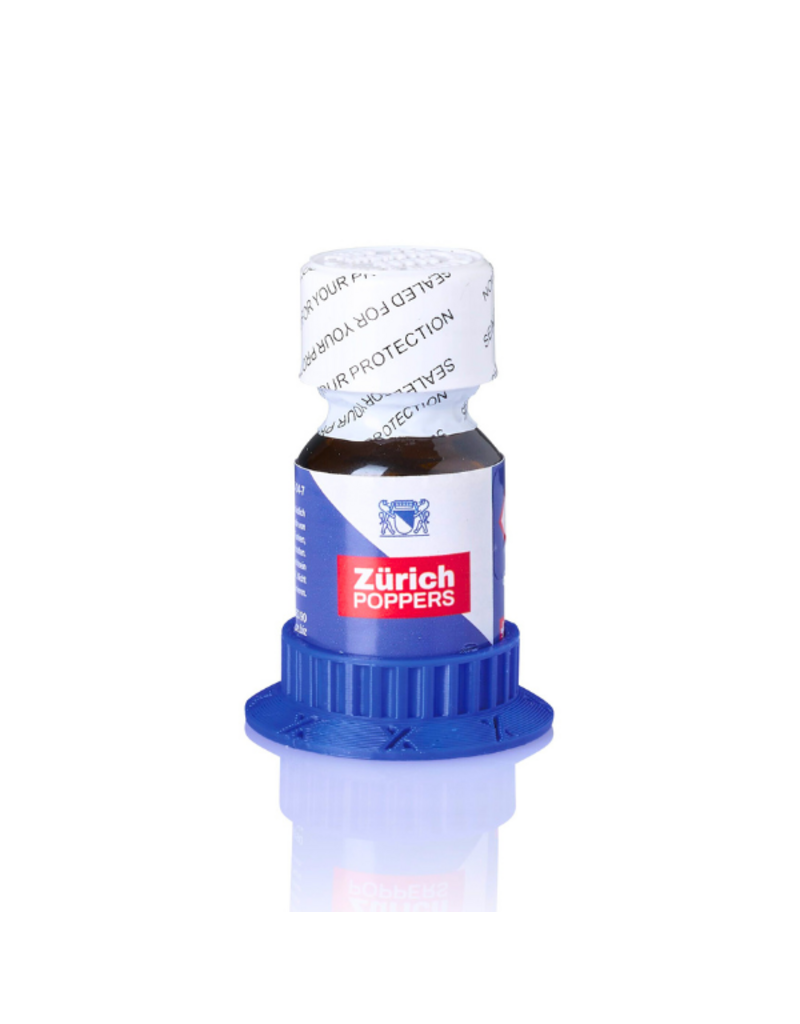 XTRM XTRM Holder flach blau – für 10ml Poppers Flaschen