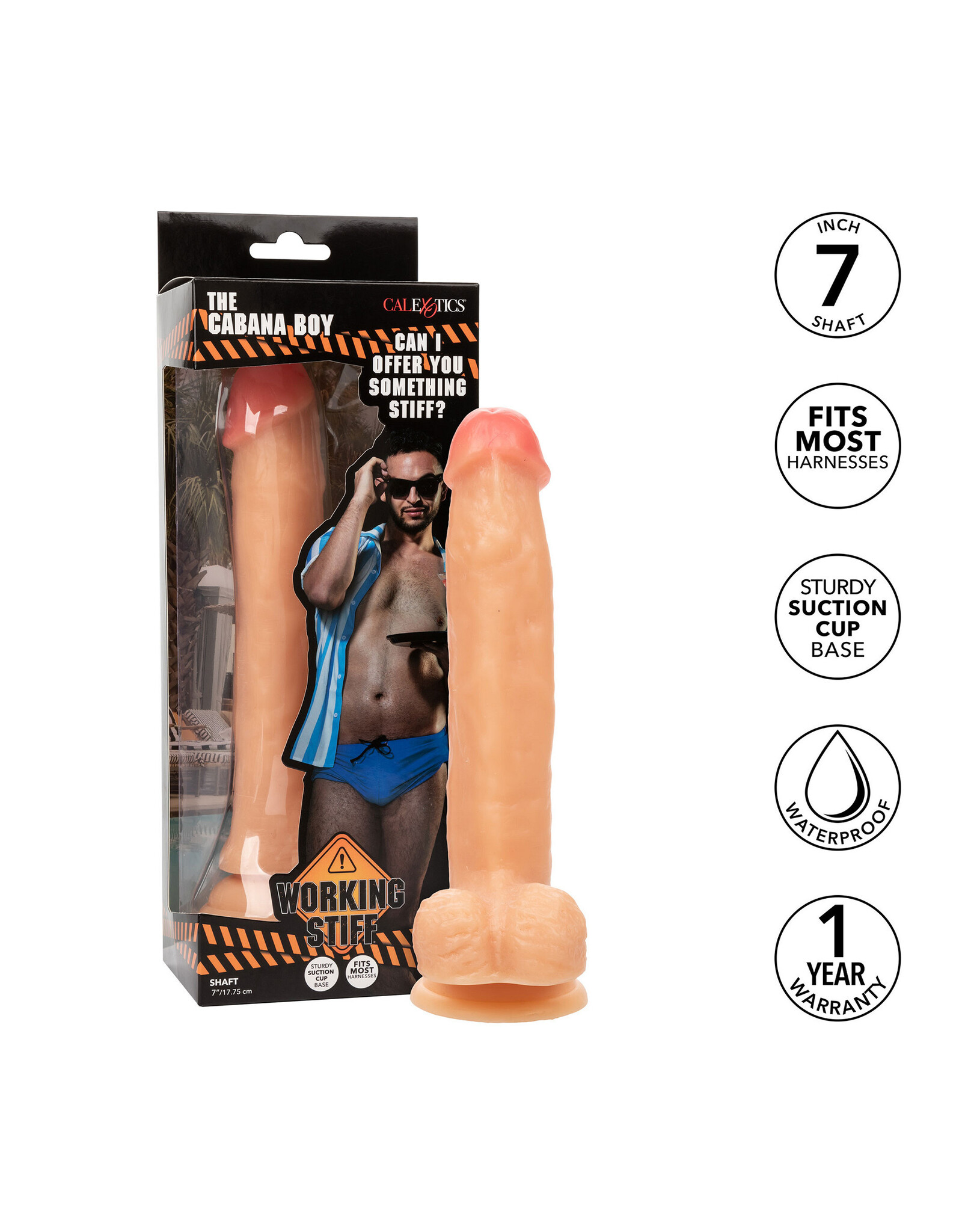 Working Stiff The Cabana Boy CalExotics Dildo