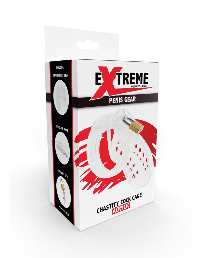 Extreme Chastity Cock Cage Acrylic