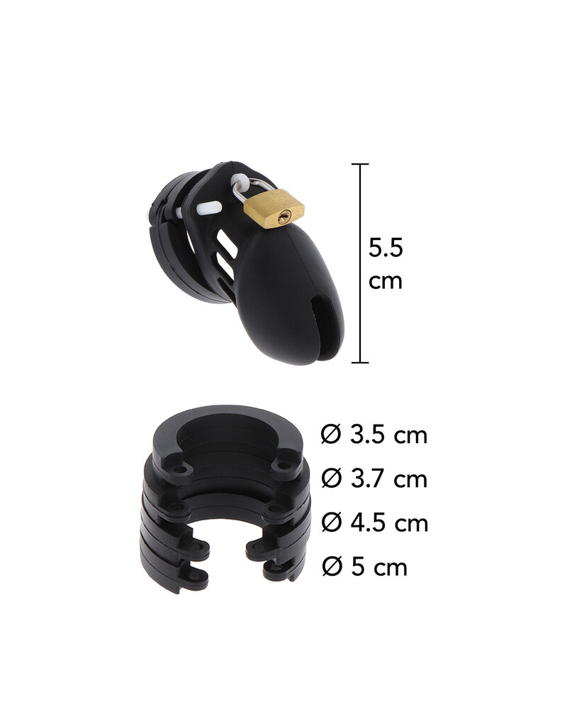 Extreme Chastity Cock Cage Silicone Small