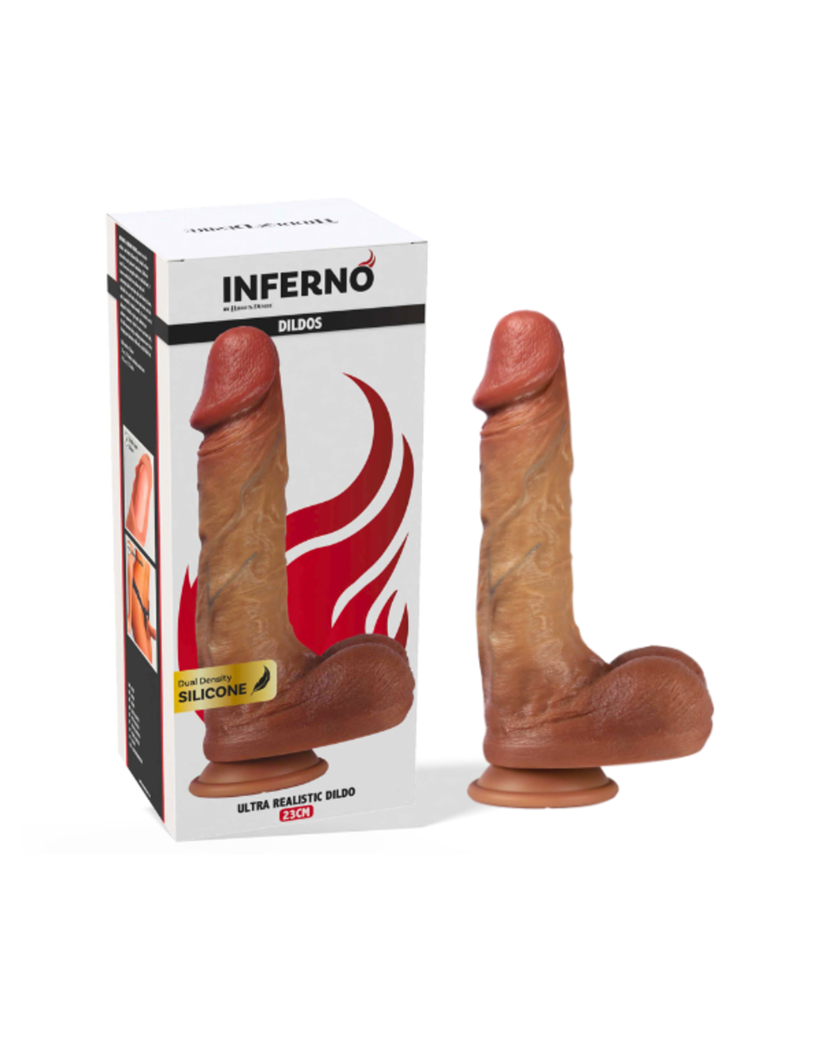 Gode Ultra Réaliste Silicone 23 cm