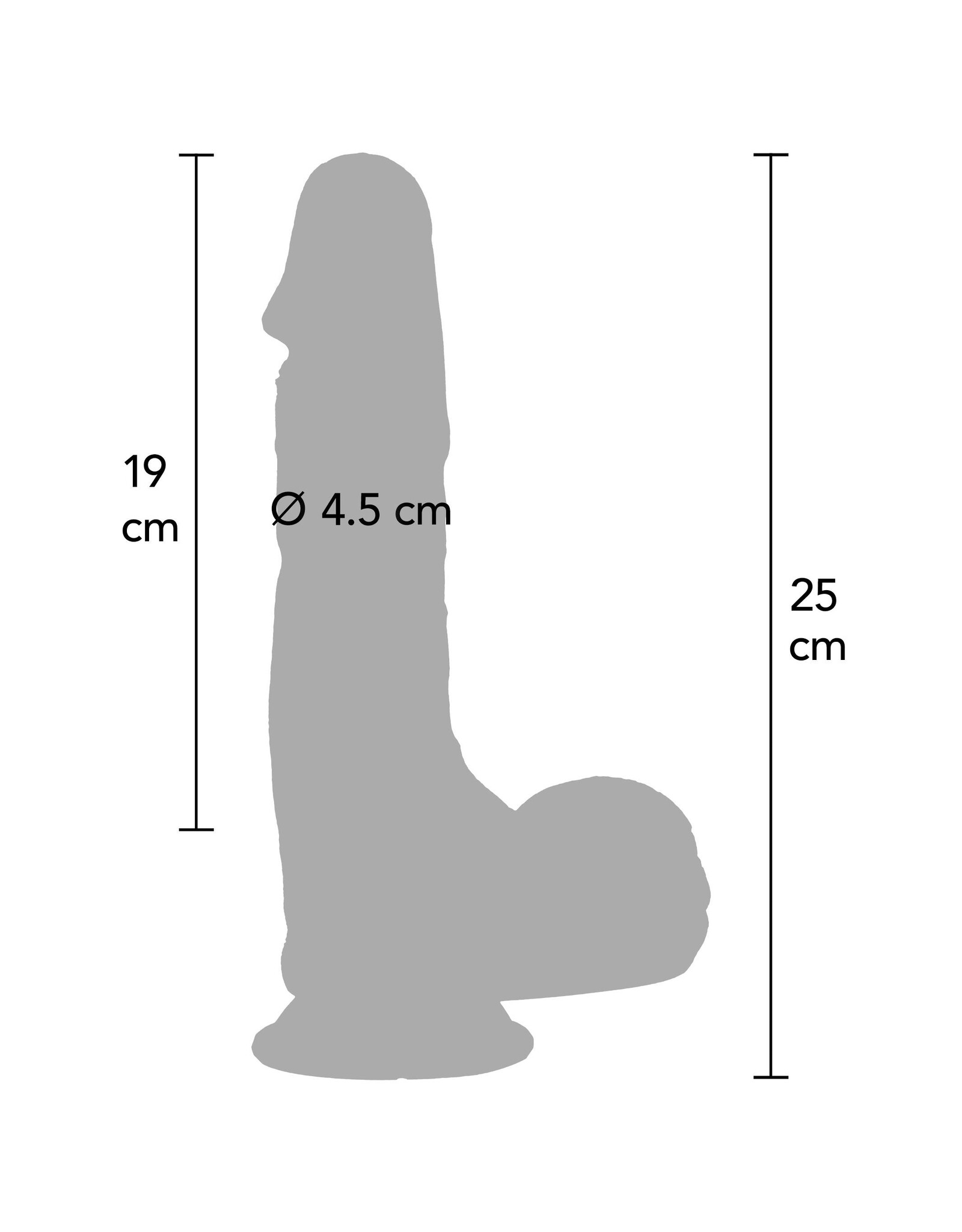 Gode Ultra Réaliste Silicone 23 cm