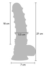 Vibrating Dragon Monster Dildo