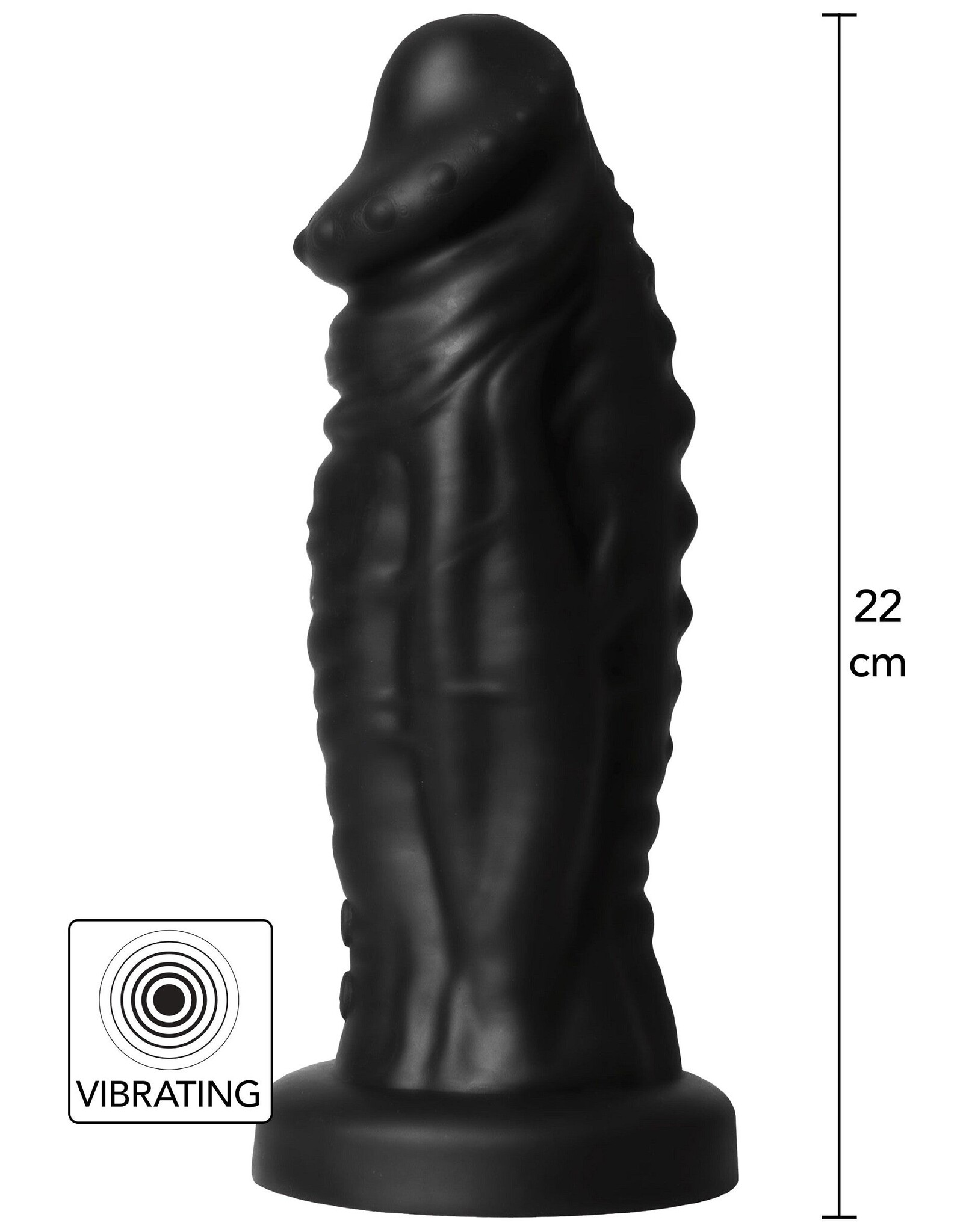 Vibrating Devil Monster Dildo