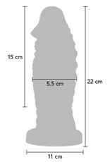 Vibrating Devil Monster Dildo