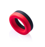 Kinky Monster Fire Monster Cockring Schwarz-Rot
