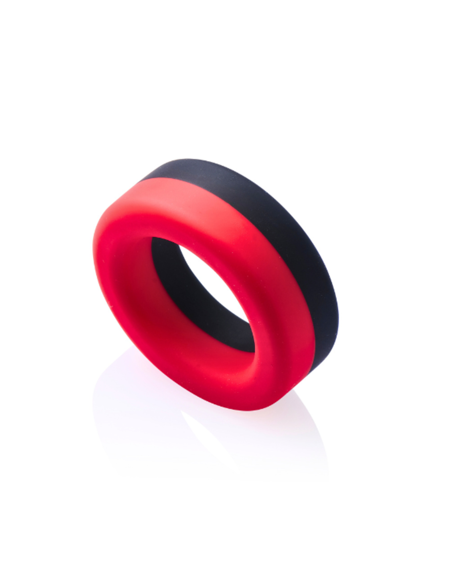 Kinky Monster Fire Monster Cockring Noir-Rouge