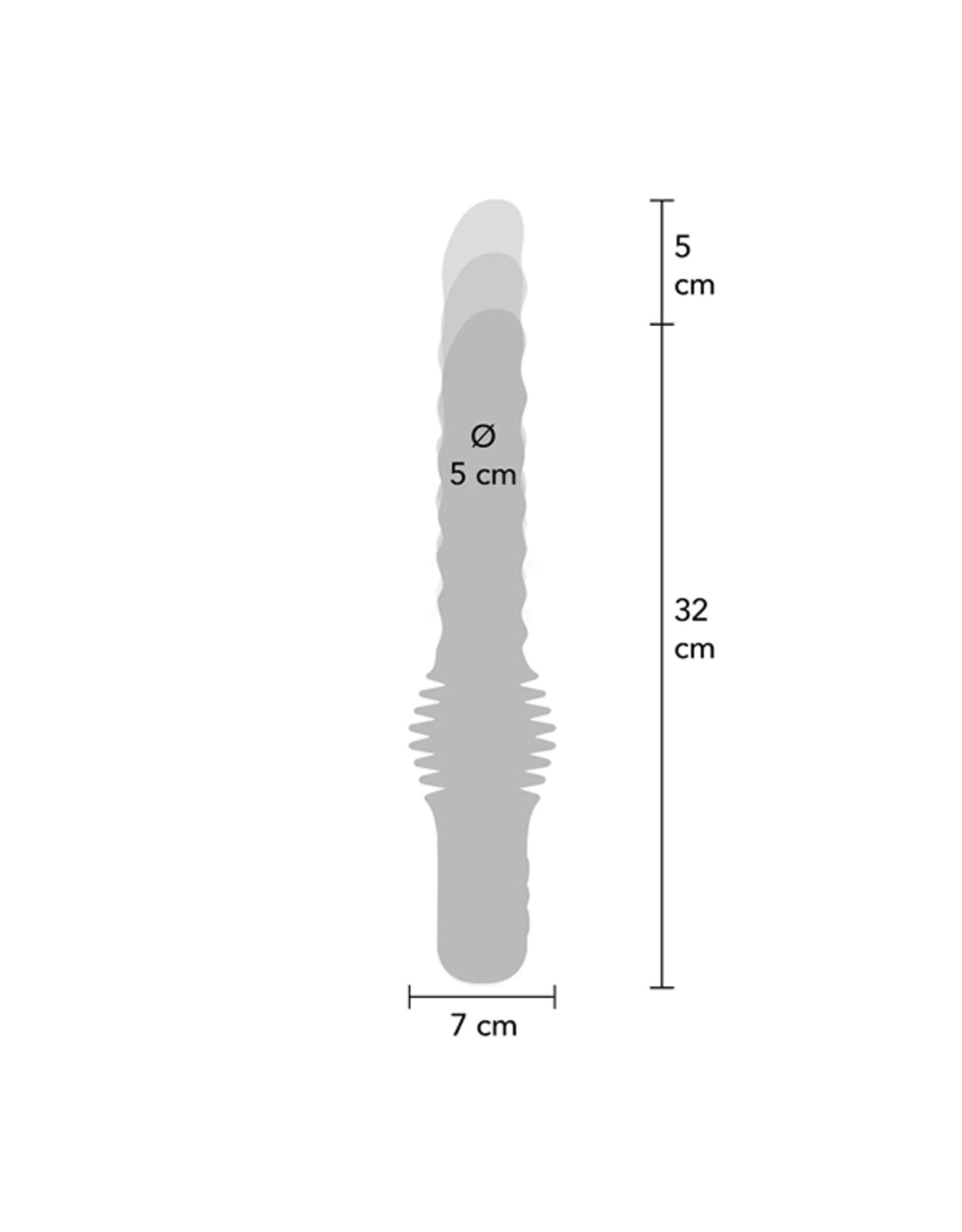 Anal Power Thrusting Vibrator