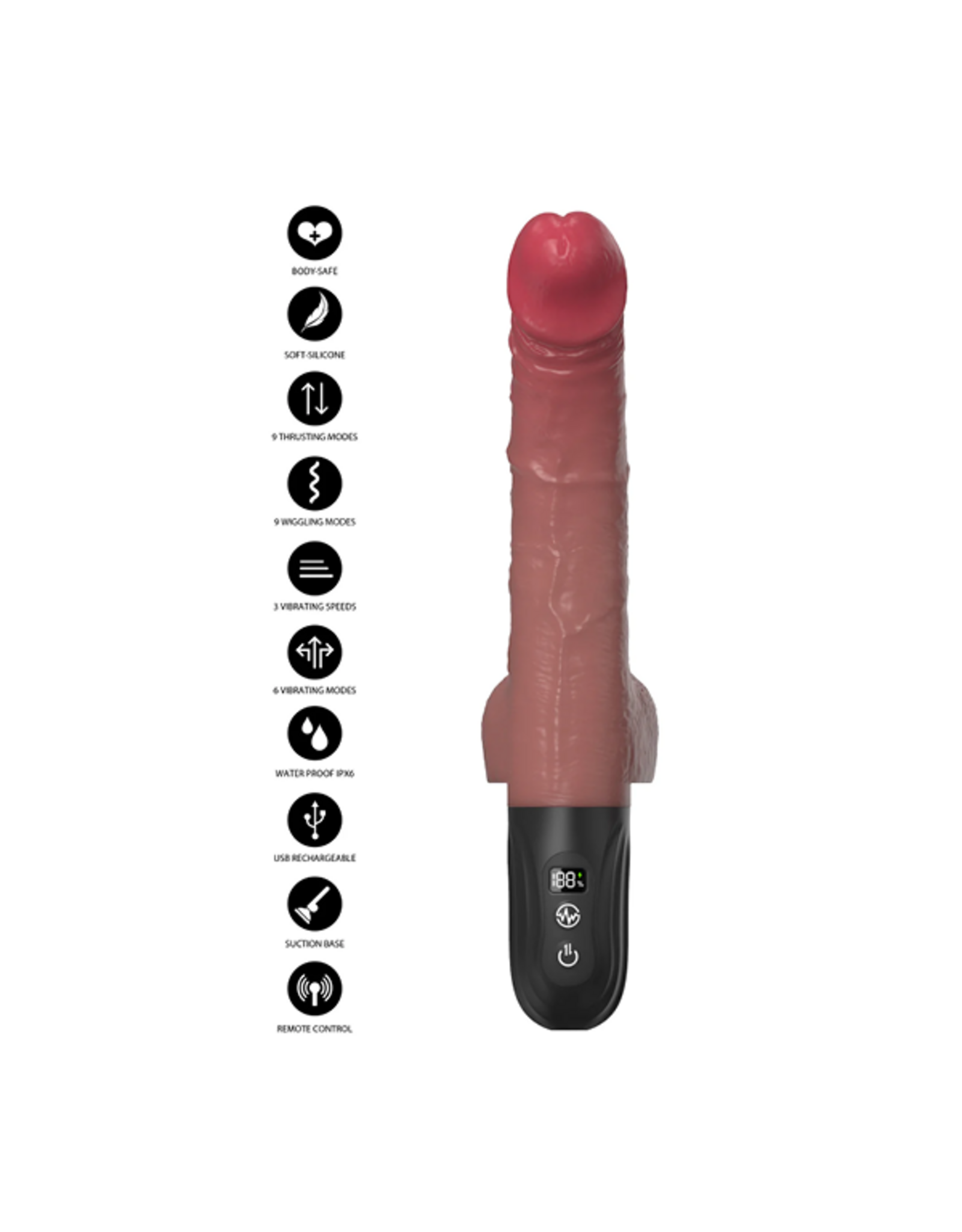 Realistic Thrusting and Wiggling Vibrator