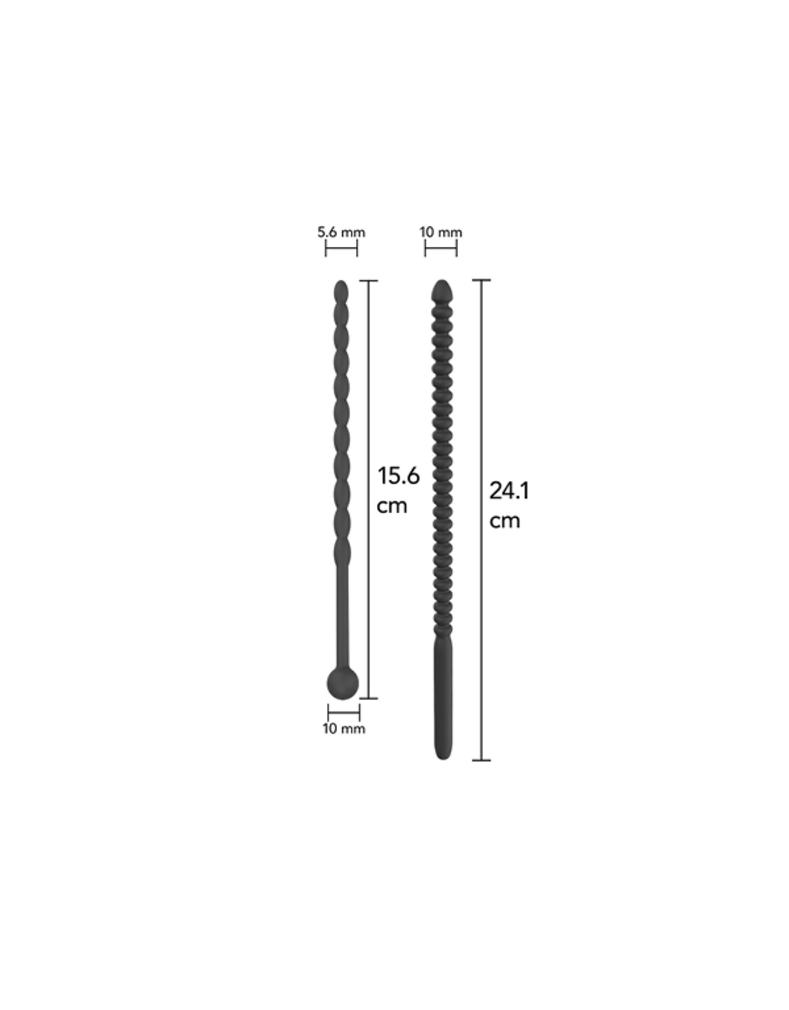 Extreme Ribbed Penis Dilator Set