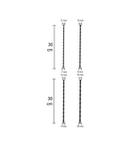 Extreme Ribbed Penis Dilator Set - Copy