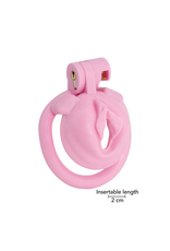 Sissy Trainer Cock Lock X-Short Pink