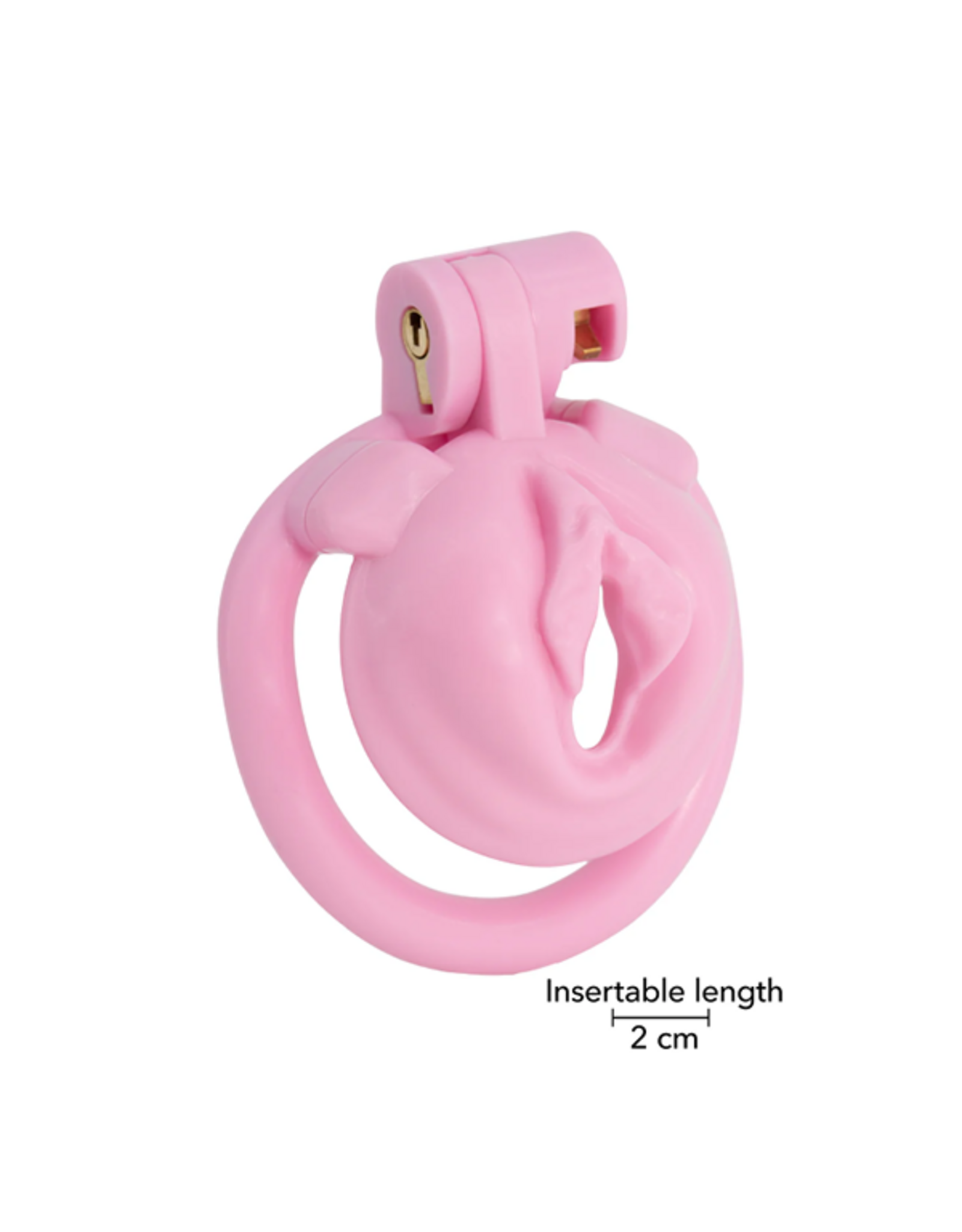 Sissy Trainer Cock Lock X-Short Pink