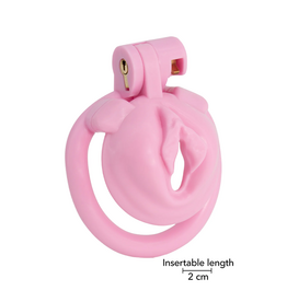 Sissy Trainer Cock Lock X-Short Pink