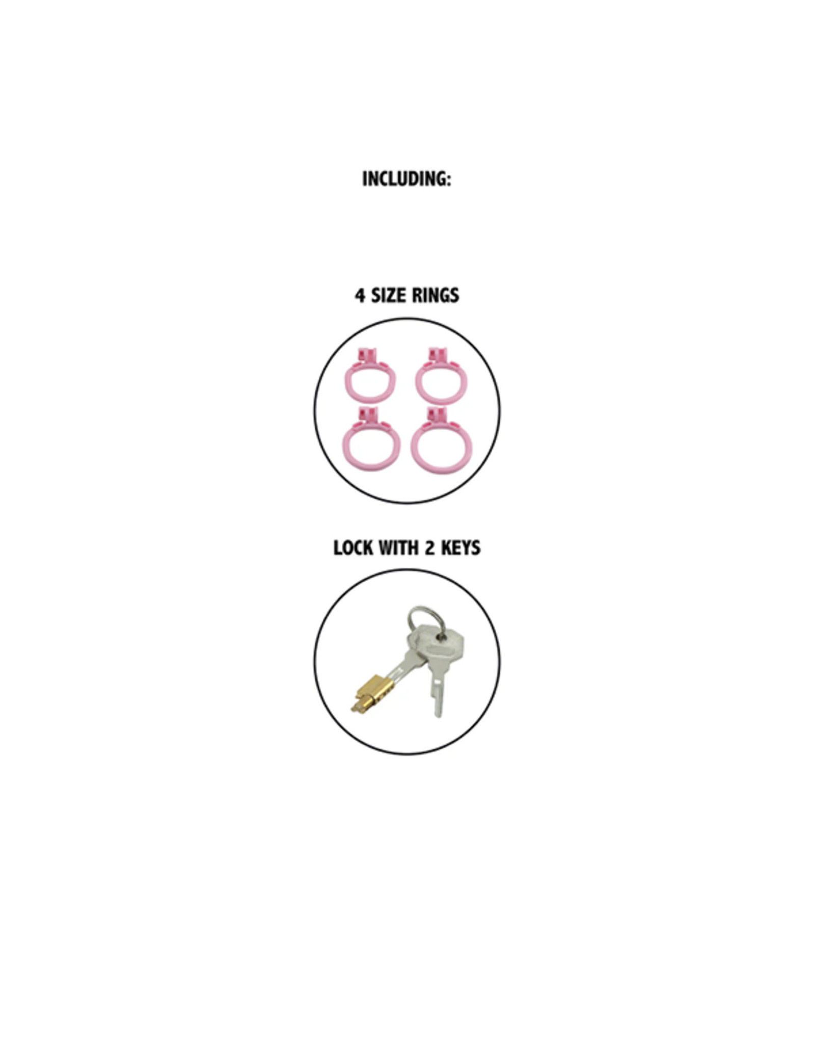 Sissy Trainer Cock Lock X-Short Pink