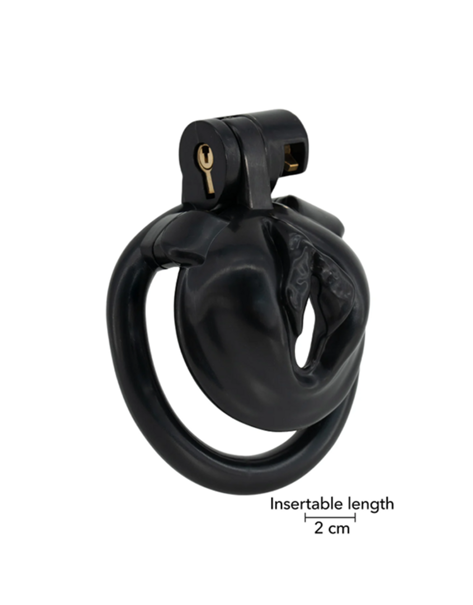 Sissy Trainer Cock Lock X-Short Black