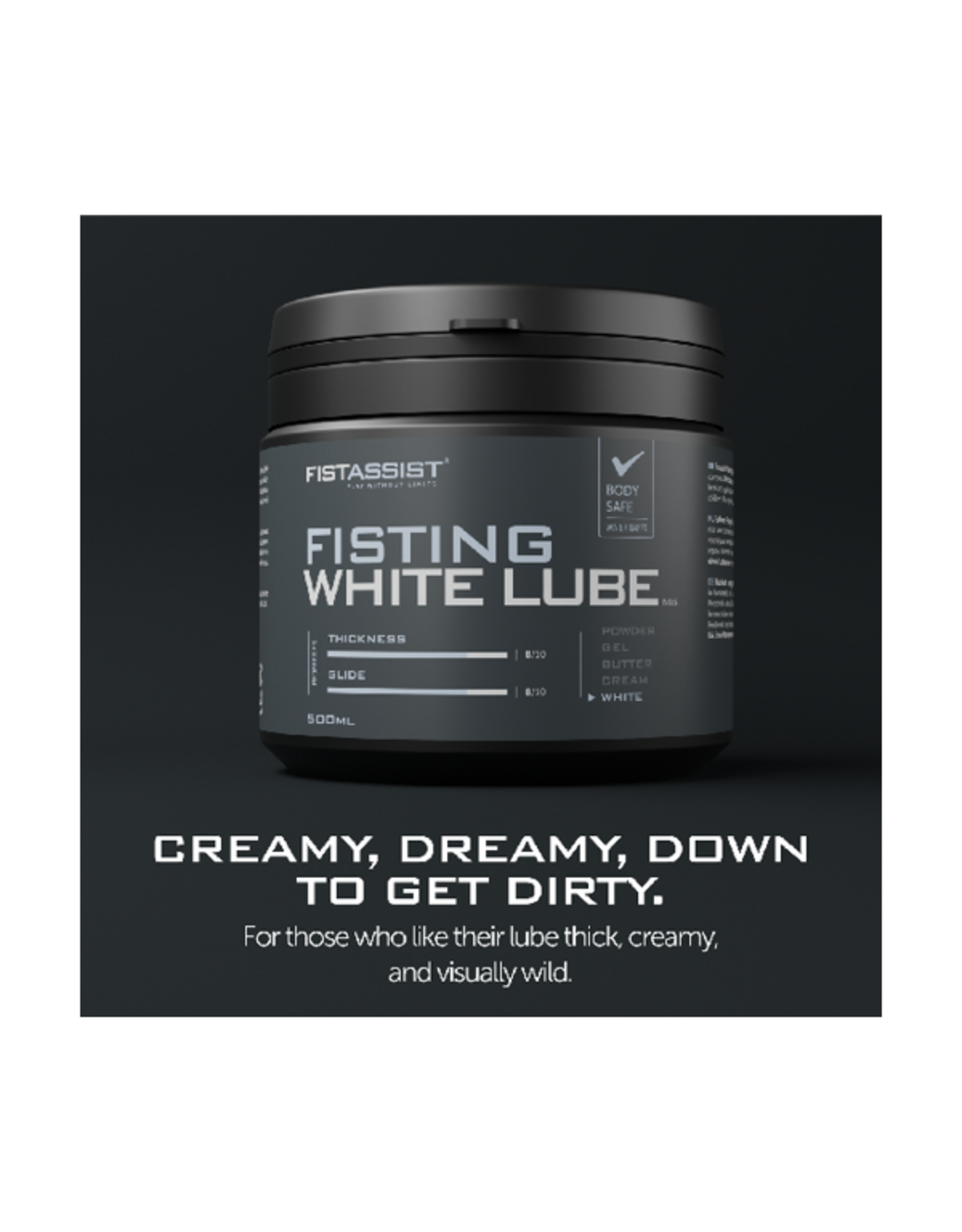 Fist Assist Fisting White Lube 500ml