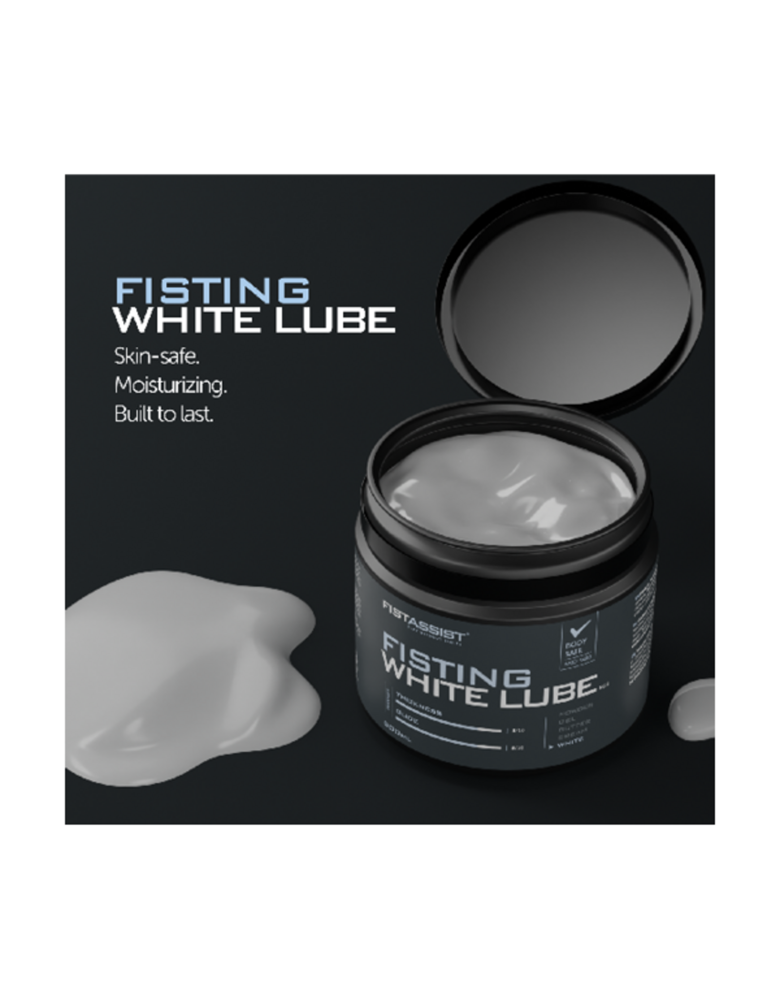 Fist Assist Fisting White Lube 500ml