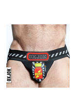 OXJOK OXJOK POPPERJOCK 3D Rubber Huffer Jock Black