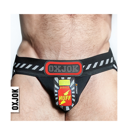OXJOK OXJOK POPPERJOCK 3D Rubber Huffer Jock Black
