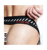 OXJOK OXJOK POPPERJOCK 3D Rubber Huffer Jock Black