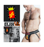 OXJOK OXJOK POPPERJOCK 3D Rubber Huffer Jock Black