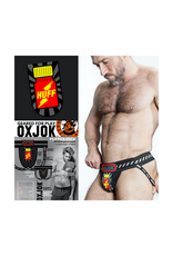 OXJOK OXJOK POPPERJOCK 3D Rubber Huffer Jock Black