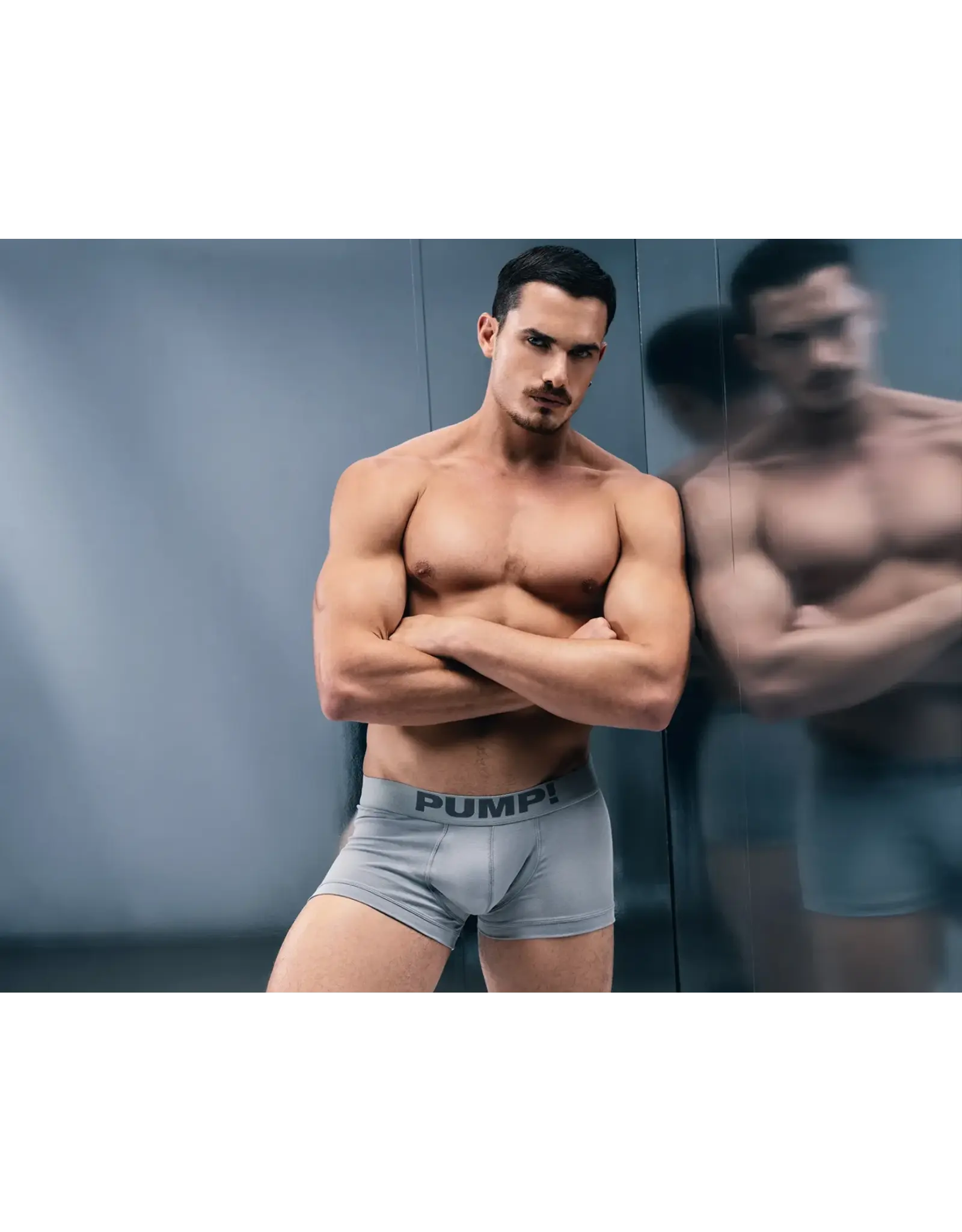 PUMP!  PUMP! GRAY CLASSIC BOXER