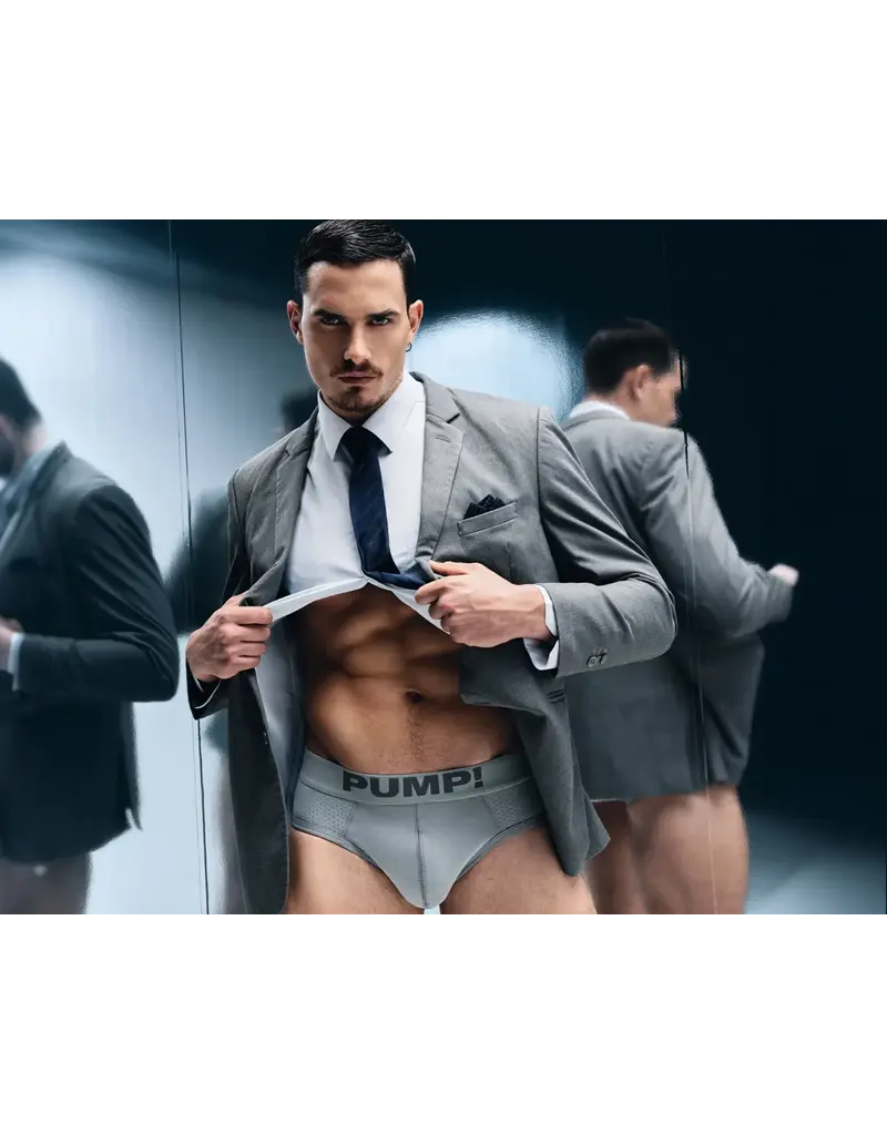 PUMP!  PUMP! GRAY CLASSIC BRIEF