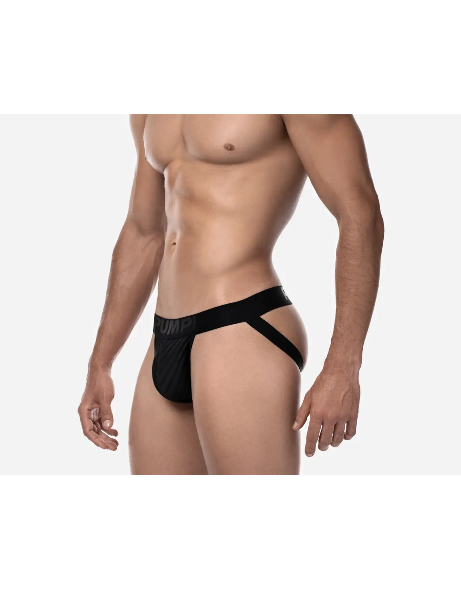 PUMP!  PUMP! Whisper Black Jockstrap