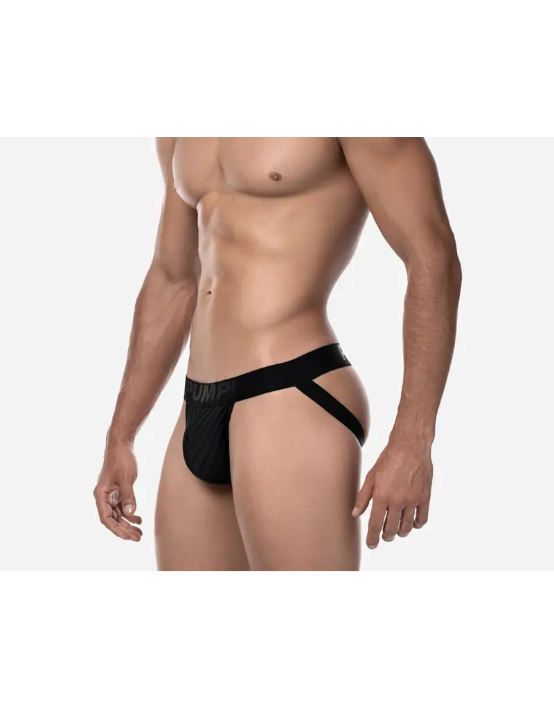 PUMP!  PUMP! Whisper Black Jockstrap