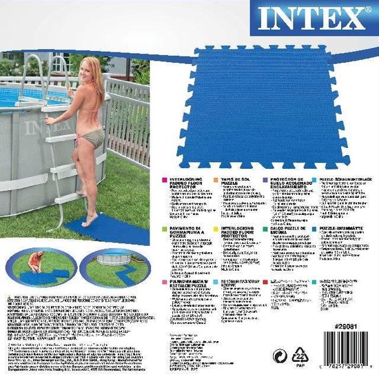Intex Beschermingstegels 50x50x1 cm (8 stuks)