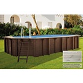 Interline Zwembad Bali Ovaal met Zandfilter 640x400x136 cm (complete set)
