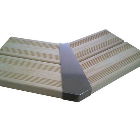 Interline Set stalen hoekverbinding rond (8 stuks)