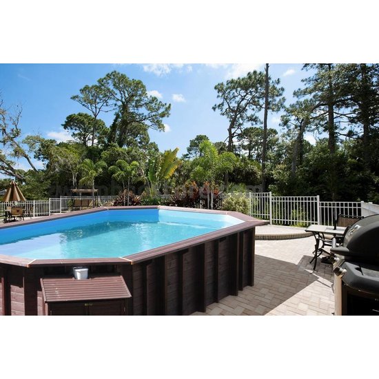 Interline Zwembad Bali Rechthoek 790x400x138 cm (complete set)