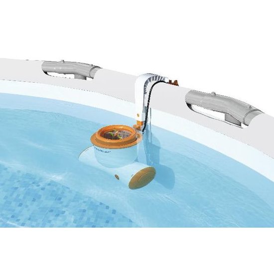 Bestway filterpomp + skimmer inhang 3900 liter 12 volt