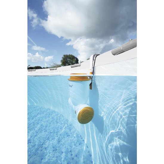 Bestway filterpomp + skimmer inhang 3900 liter 12 volt