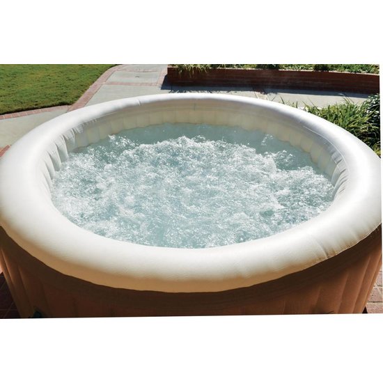 Intex PureSpa opblaasbare Bubble 4 personen (incl. energiebesparende afdekhoes)