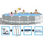 Intex Prism Frame Pool 610x132 cm grey
