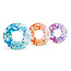 Intex Zwemband Clear Color Tubes