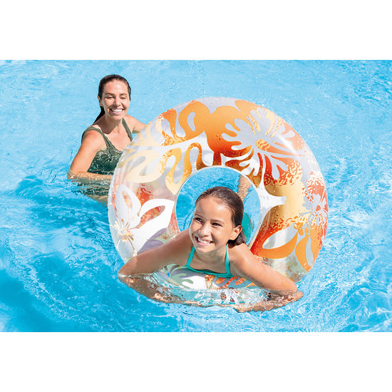 Intex Zwemband Clear Color Tubes 91 cm